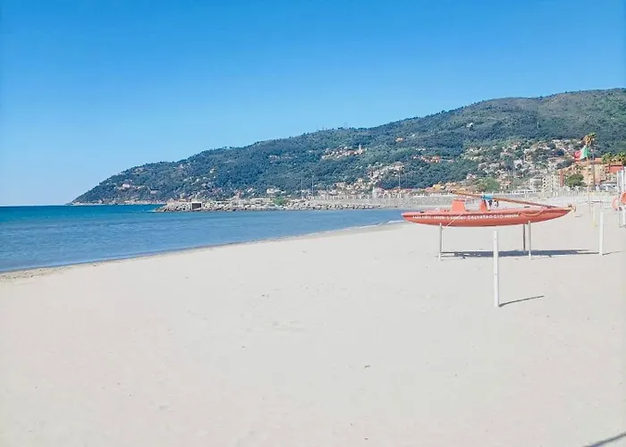 Elegante Vista Mare Con Posto Auto Privato * Marina dʼAndora